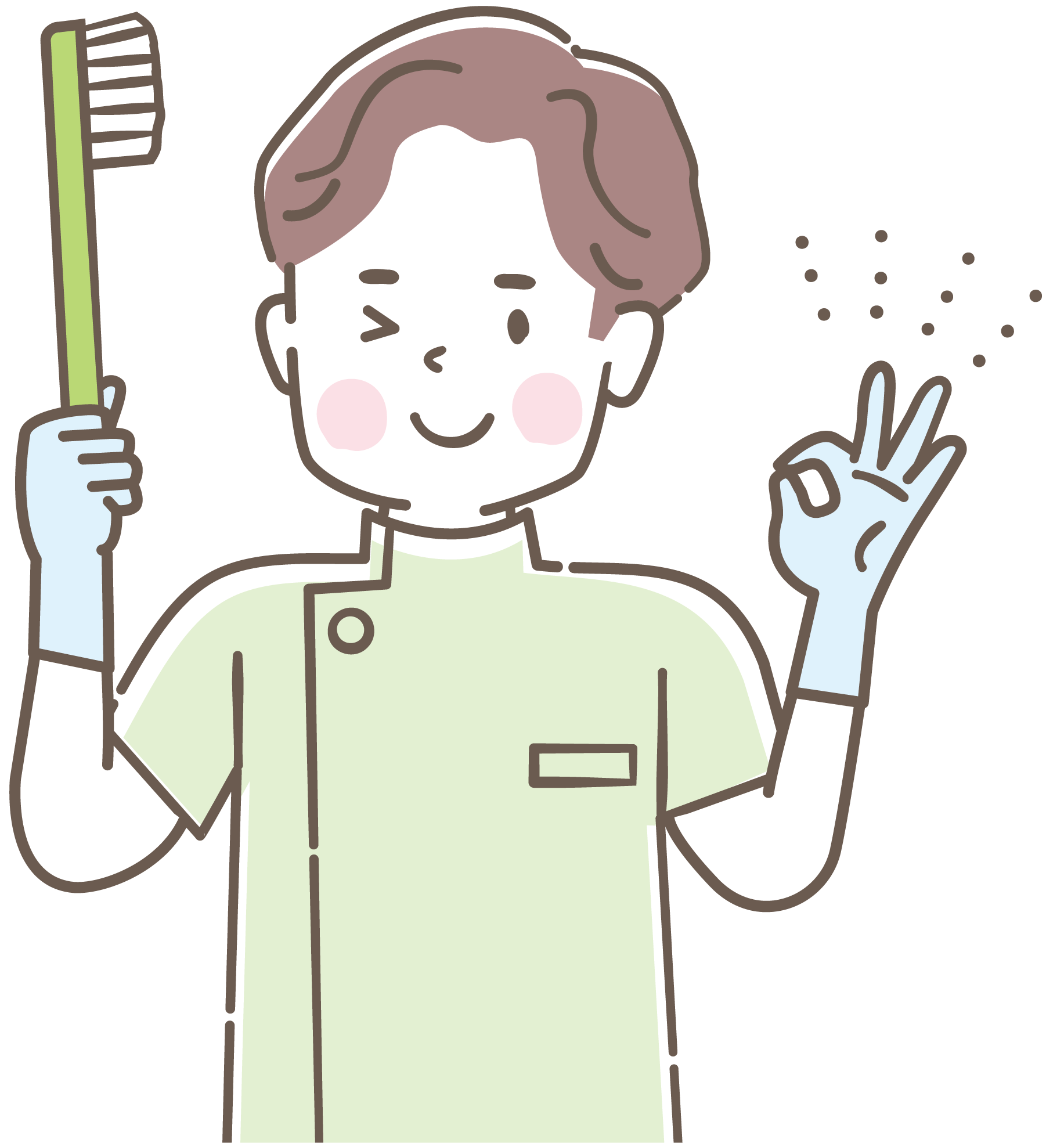 歯科医師のイラスト
