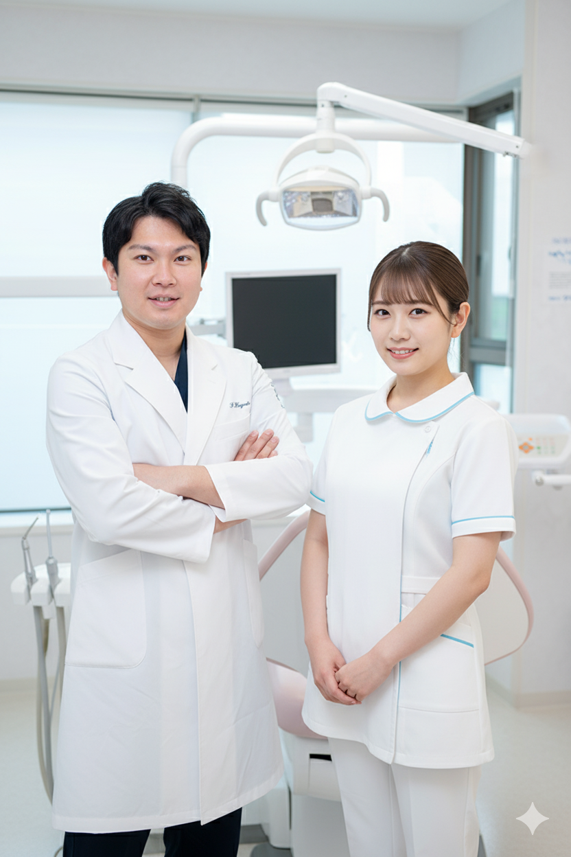 歯科医師と歯科衛生士の写真
